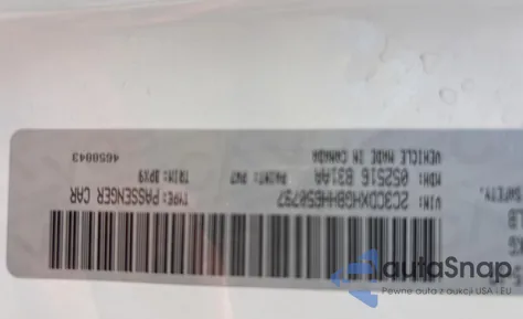 2017 Dodge Charger Sxt z USA, uszkodzony, nr VIN 2C3CDXHG8HH650797